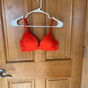 Super cute orange bikini top!